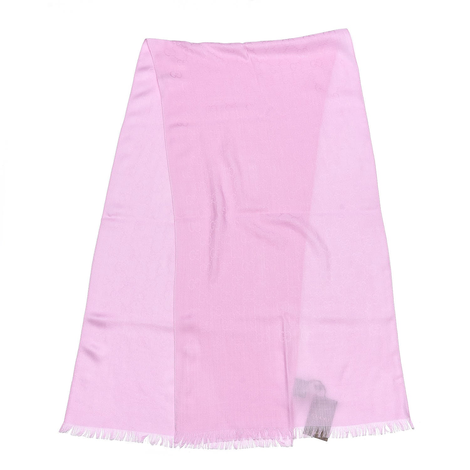 Gucci Wool Silk GG Monogram GGNat Scarf Rose 3 of 5