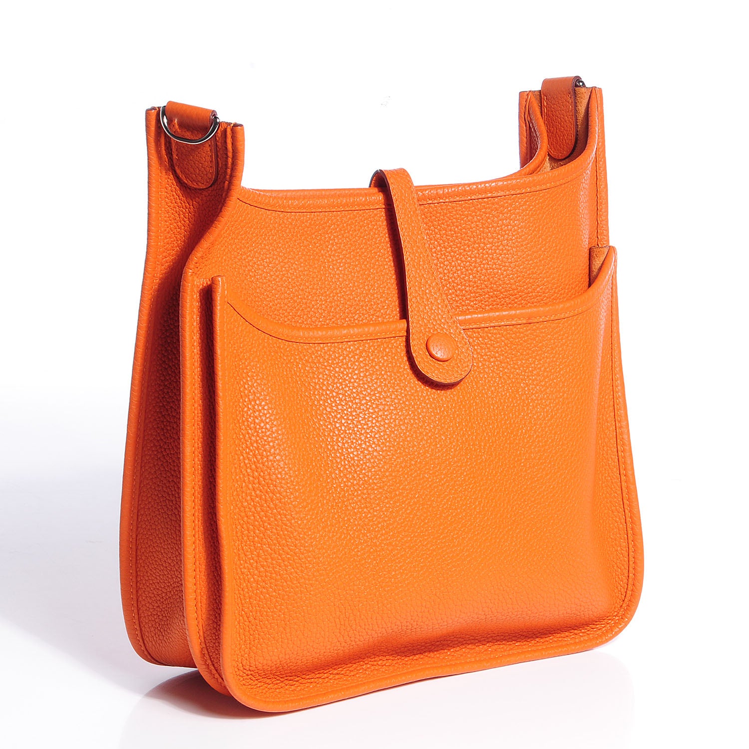 Hermes Taurillon Clemence Evelyne PM III Orange 3 of 15