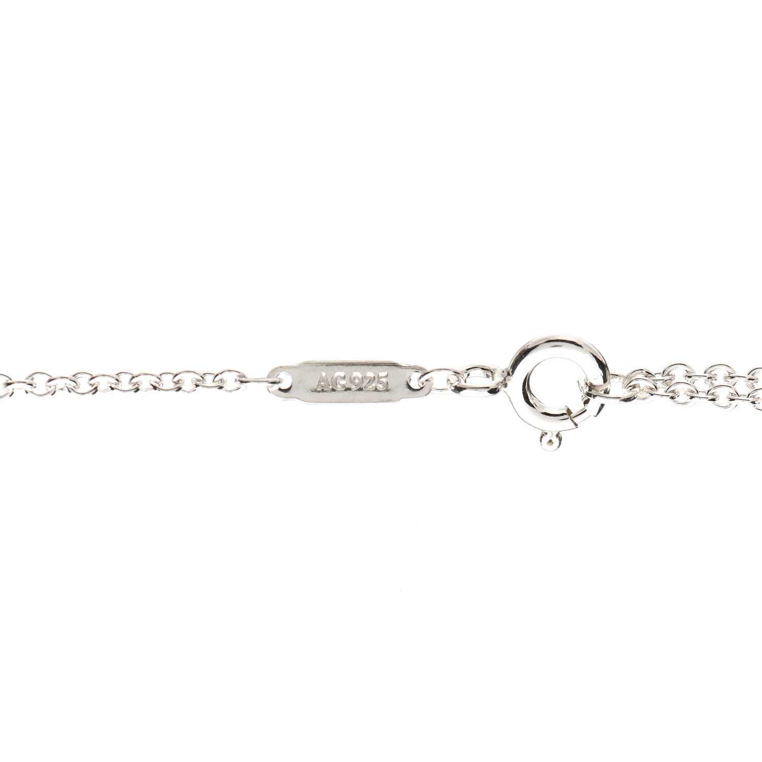 Tiffany Sterling Silver Mixed Bead Necklace 5 of 5