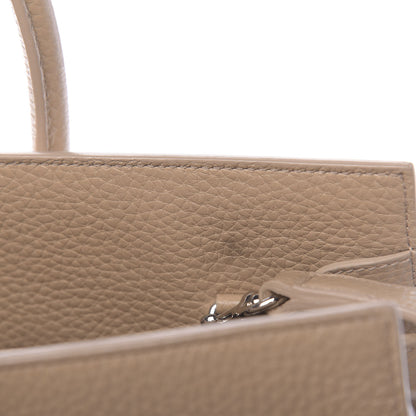 Saint Laurent Grained Calfskin Small Sac De Jour Dark Beige 11 of 11