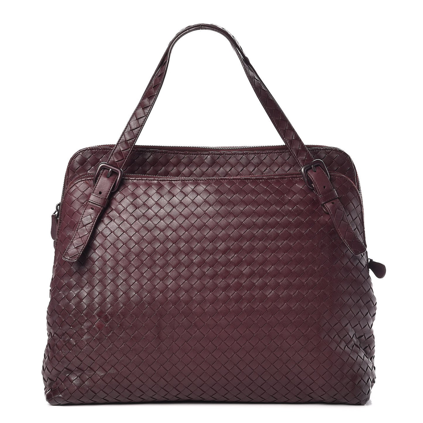 Nappa Intrecciato Double Compartment Tote