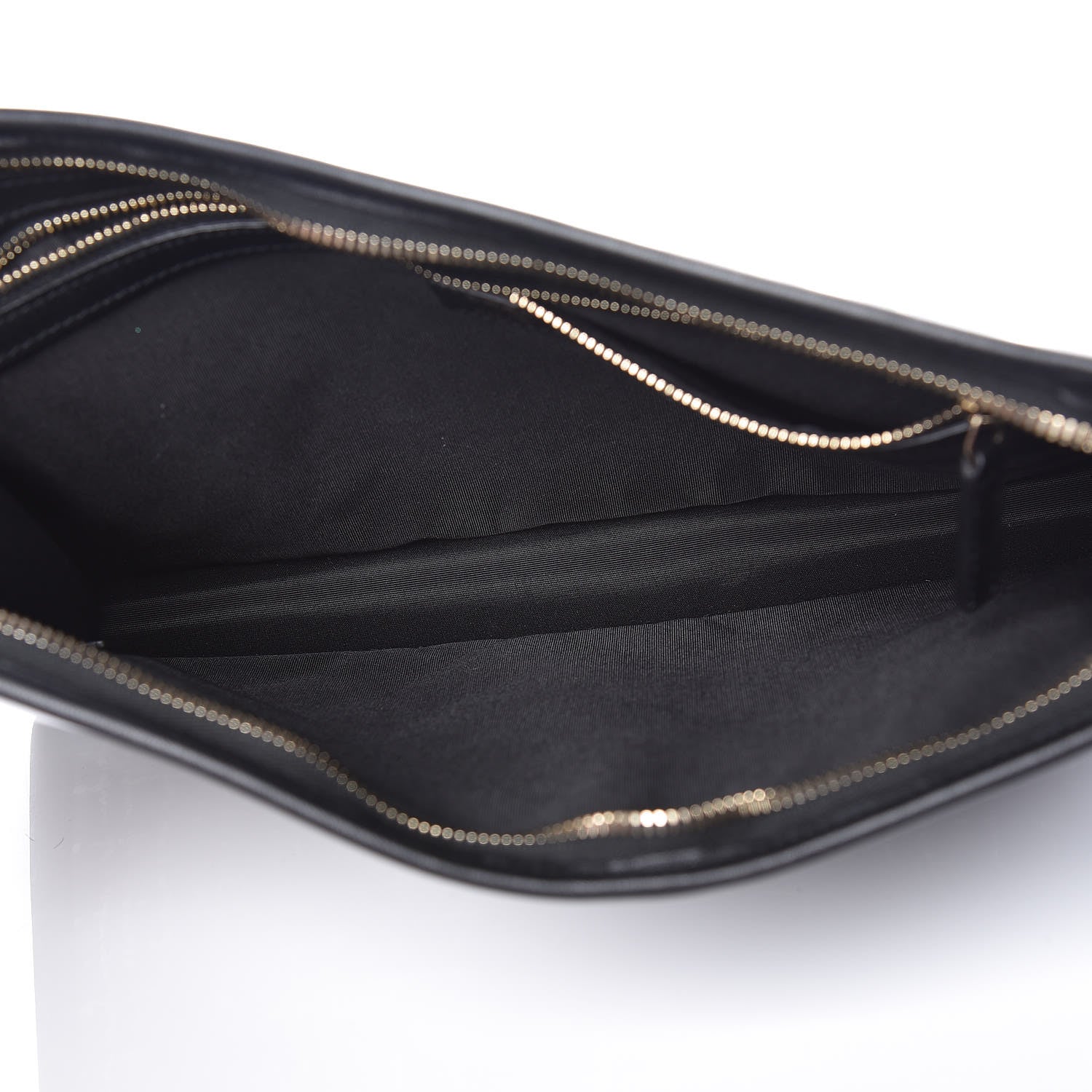 Chanel Tweed PVC Lambskin Large Pouch Black 7 of 9