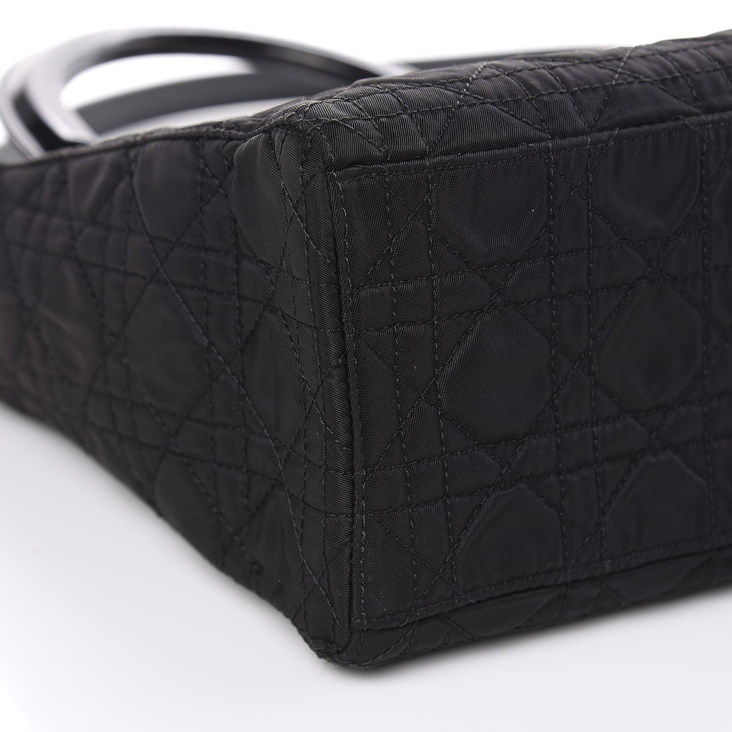 Christian Dior Nylon Cannage Medium Lady Dior Black 9 of 12