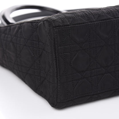 Christian Dior Nylon Cannage Medium Lady Dior Black 9 of 12