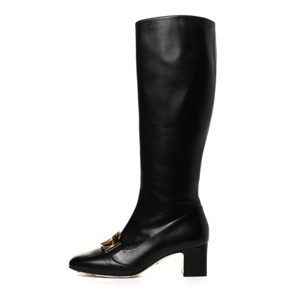 Gucci Malaga Kid GG Victoire 55mm Boots 37 Black 1 of 5