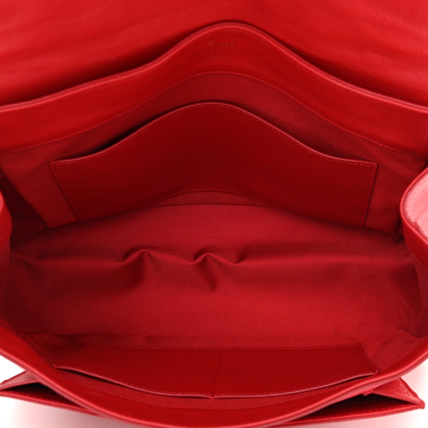 Louis Vuitton Calfskin Lockme MM Rouge 5 of 15