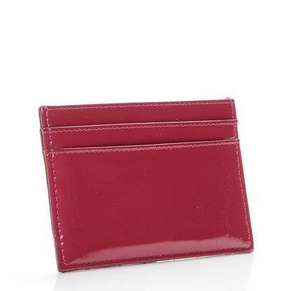 Chanel Patent Quilted Brilliant Card Holder Pink 3 of 7