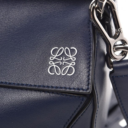 Loewe Calfskin Small Puzzle Bag Navy 10 of 11