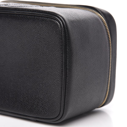 Chanel Caviar Vanity Cosmetic Case Black 8 of 10