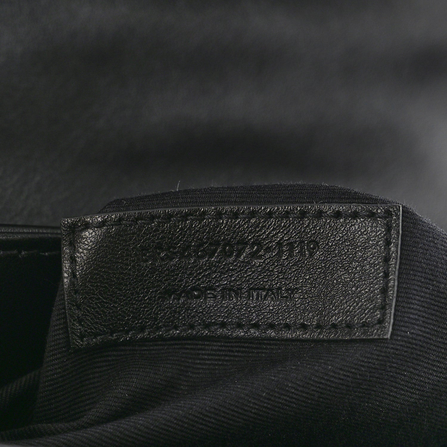 Saint Laurent Calfskin Y Quilted Monogram Toy Loulou Crossbody Bag Black 7 of 11