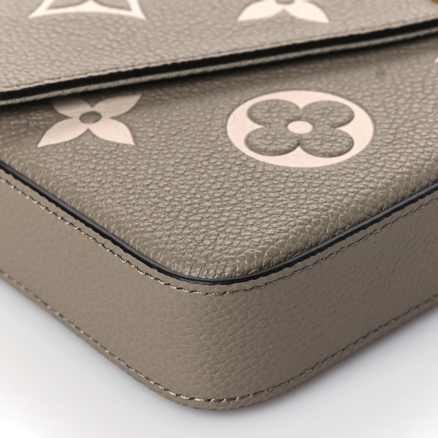 Empreinte Monogram Giant Felicie Pochette Tourterelle Creme