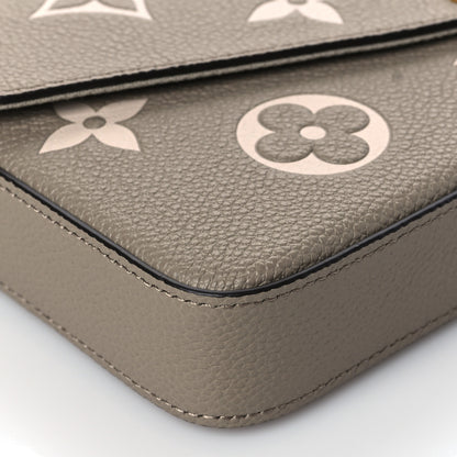 Louis Vuitton Empreinte Monogram Giant Felicie Pochette Tourterelle Creme 9 of 11