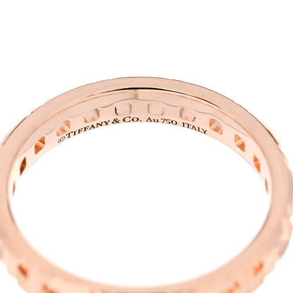Tiffany 18K Rose Gold Narrow T True Ring 52 6 4 of 4