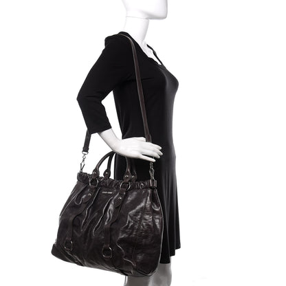 Miu Miu Vitello Shine Top Handle Satchel 2 of 12