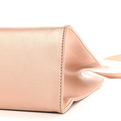 Telfar Metallic Vegan Leather Medium Shopping Bag Copper 9 of 9