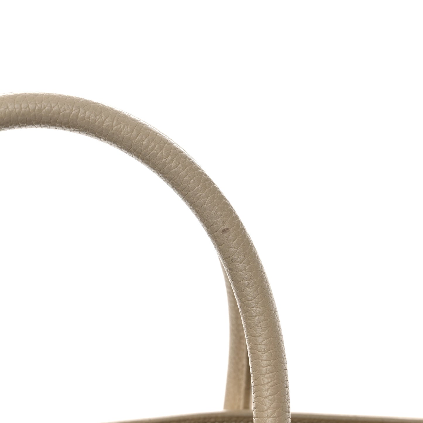 Grained Calfskin Large Souple Sac De Jour Dark Beige