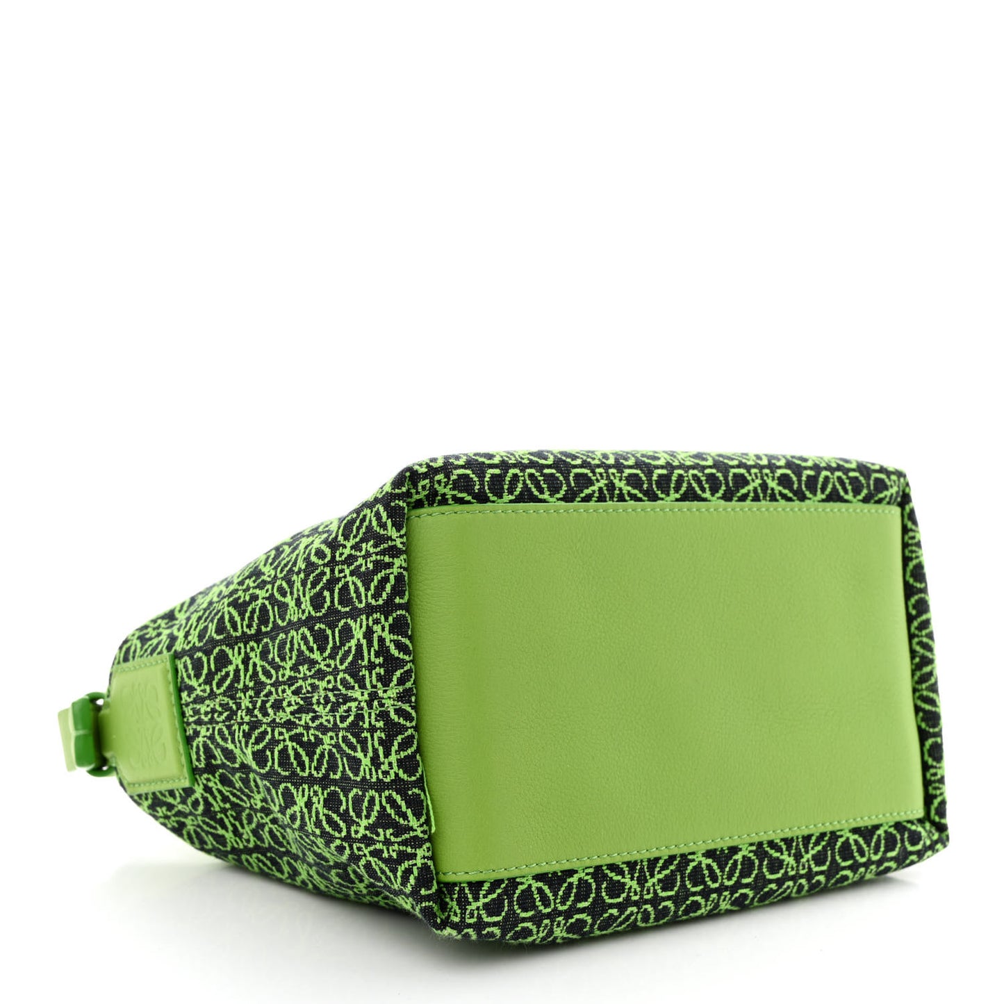 Jacquard Anagram Calfskin Small Cubi Bag Apple Green