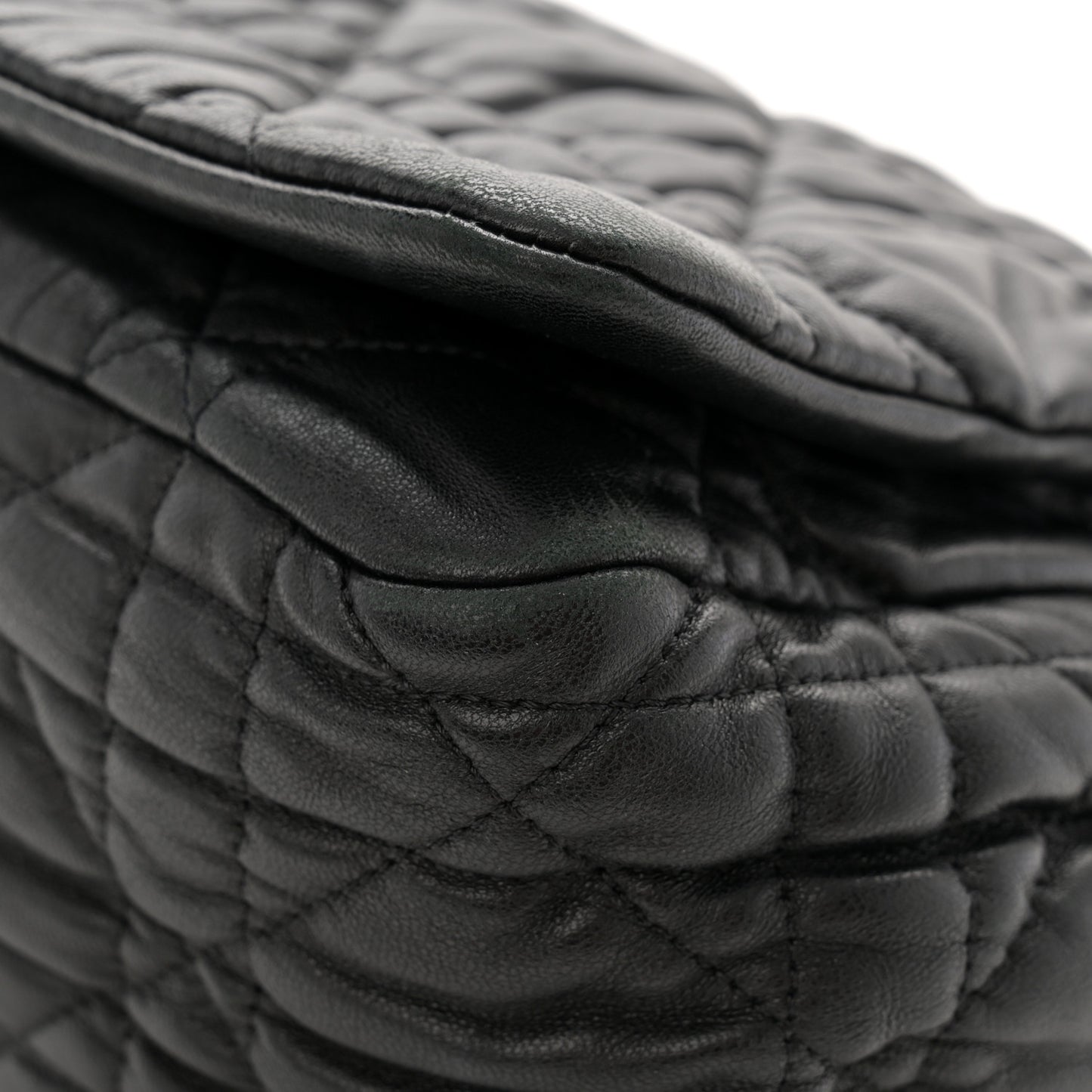 Lambskin Cannage Medium Delidior Flap Bag Black
