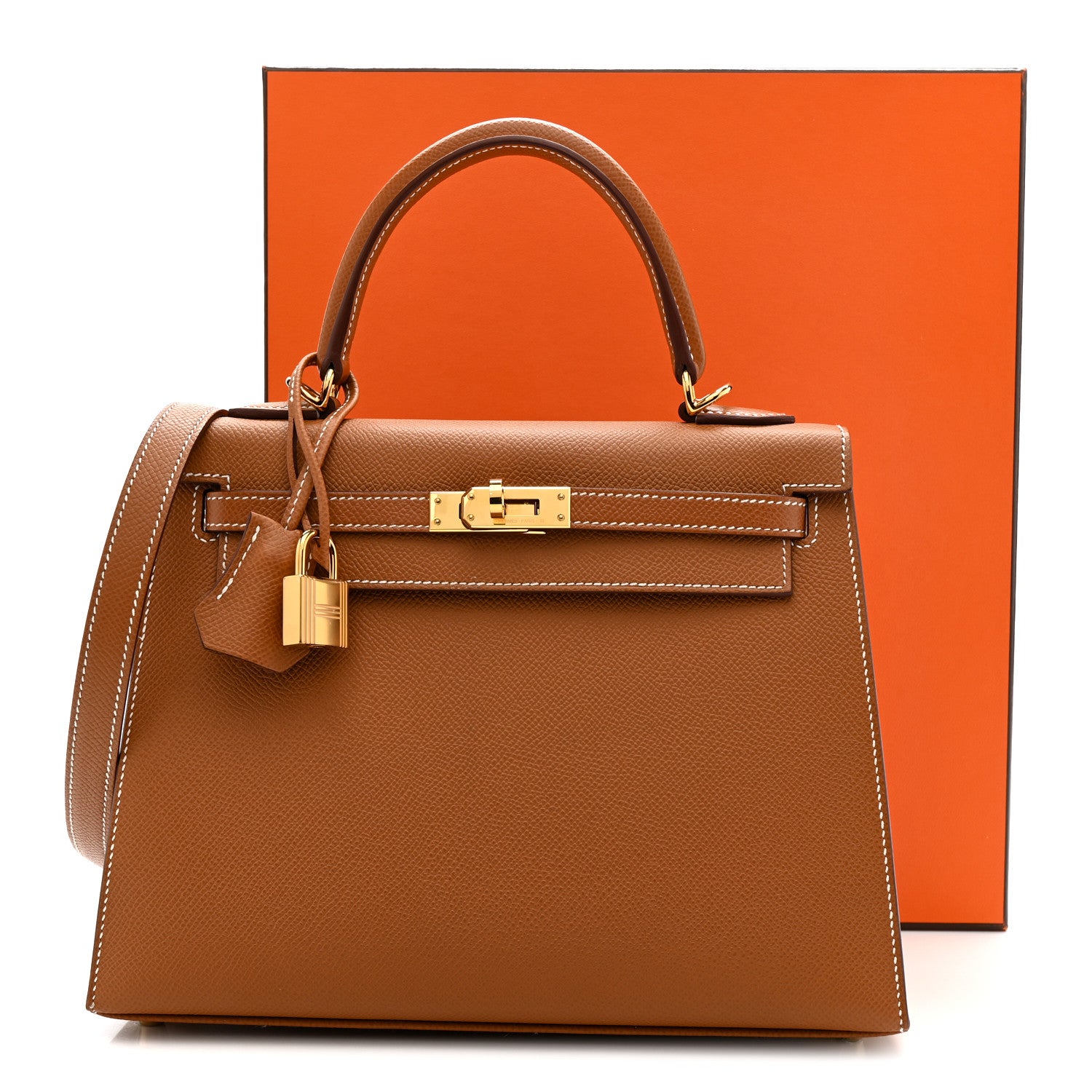Hermes Epsom Kelly Sellier 25 Gold 11 of 11