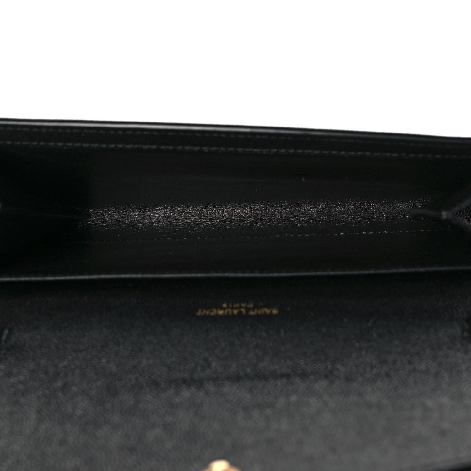 Saint Laurent Grain De Poudre Uptown Chain Wallet Black 5 of 11