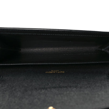 Saint Laurent Grain De Poudre Uptown Chain Wallet Black 5 of 11