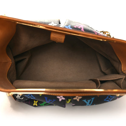 Louis Vuitton Monogram Multicolor Judy GM Black 4 of 12