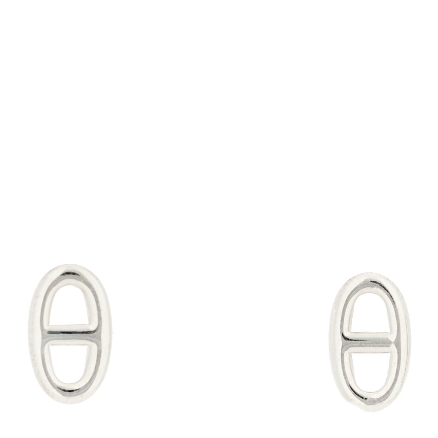 Hermes Sterling Silver TPM Farandole Earrings 1 of 5