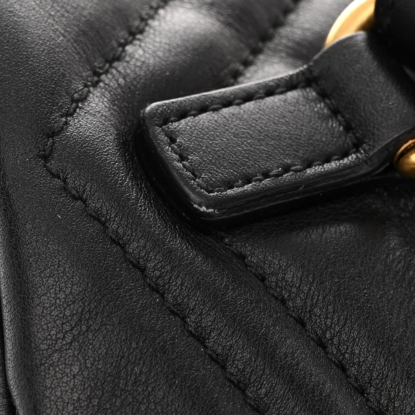 Calfskin Matelasse GG Marmont Flap Backpack Black