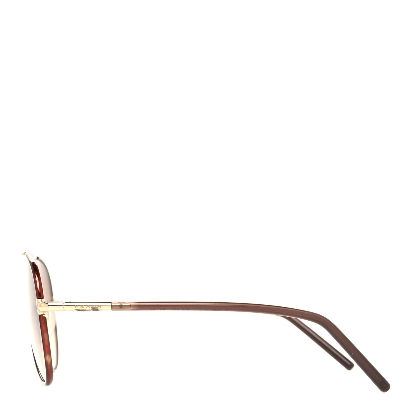 Metal Aviator Sunglasses SPR66X Brown