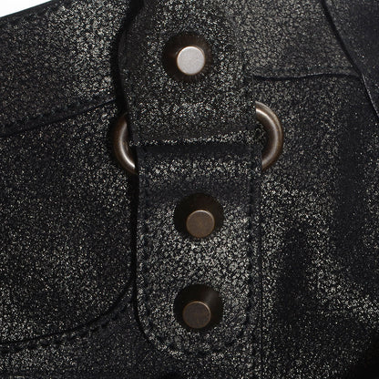 Balenciaga Metallic Craquele Calfskin Classic Hardware City Black 13 of 14