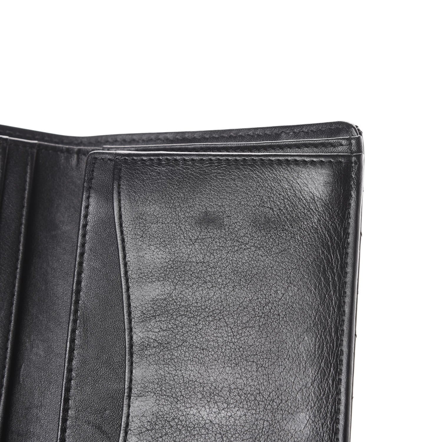 Chanel Patent Calfskin Quilted Yen Wallet Black 9 of 10