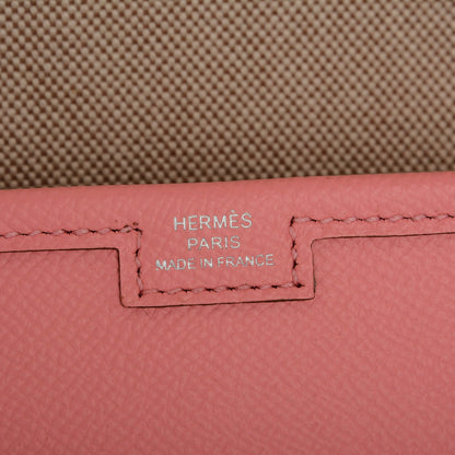 Hermes Epsom Jige PM Clutch Rose Confetti 7 of 7