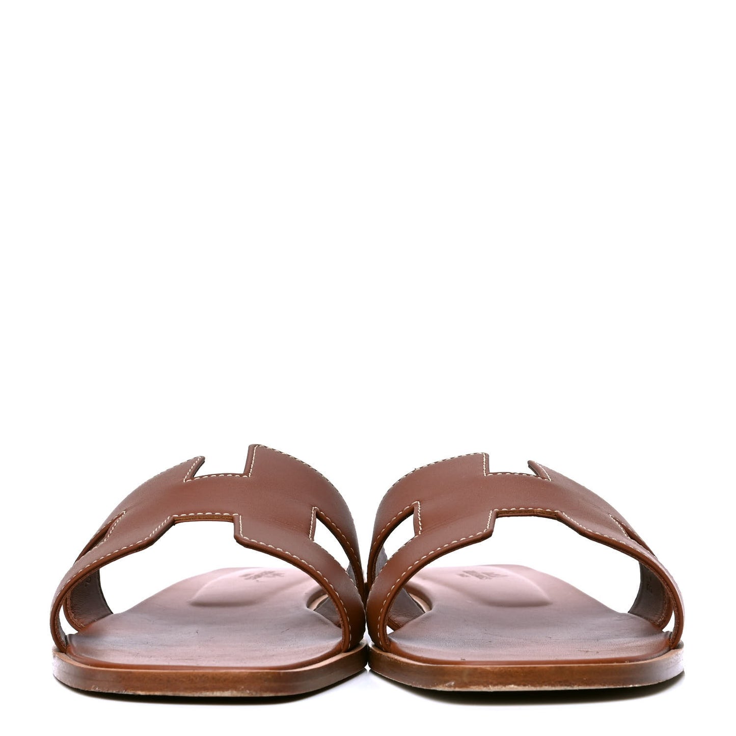Box Calfskin Oran Sandals 41 Gold