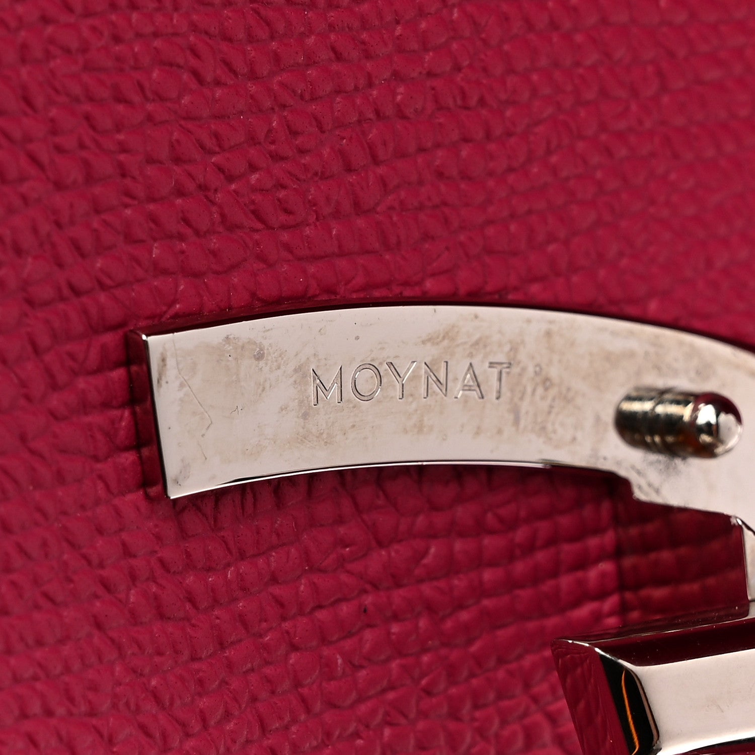 Moynat Carat Calfskin Gabrielle PM Fuchsia 8 of 14