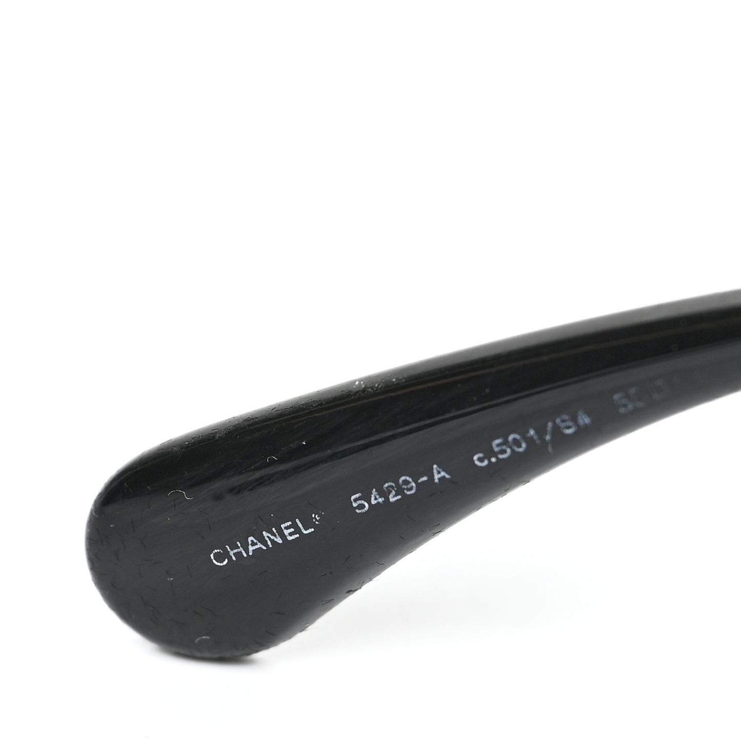 Acetate Polarized Butterfly Signature CC Sunglasses 5429-A Black