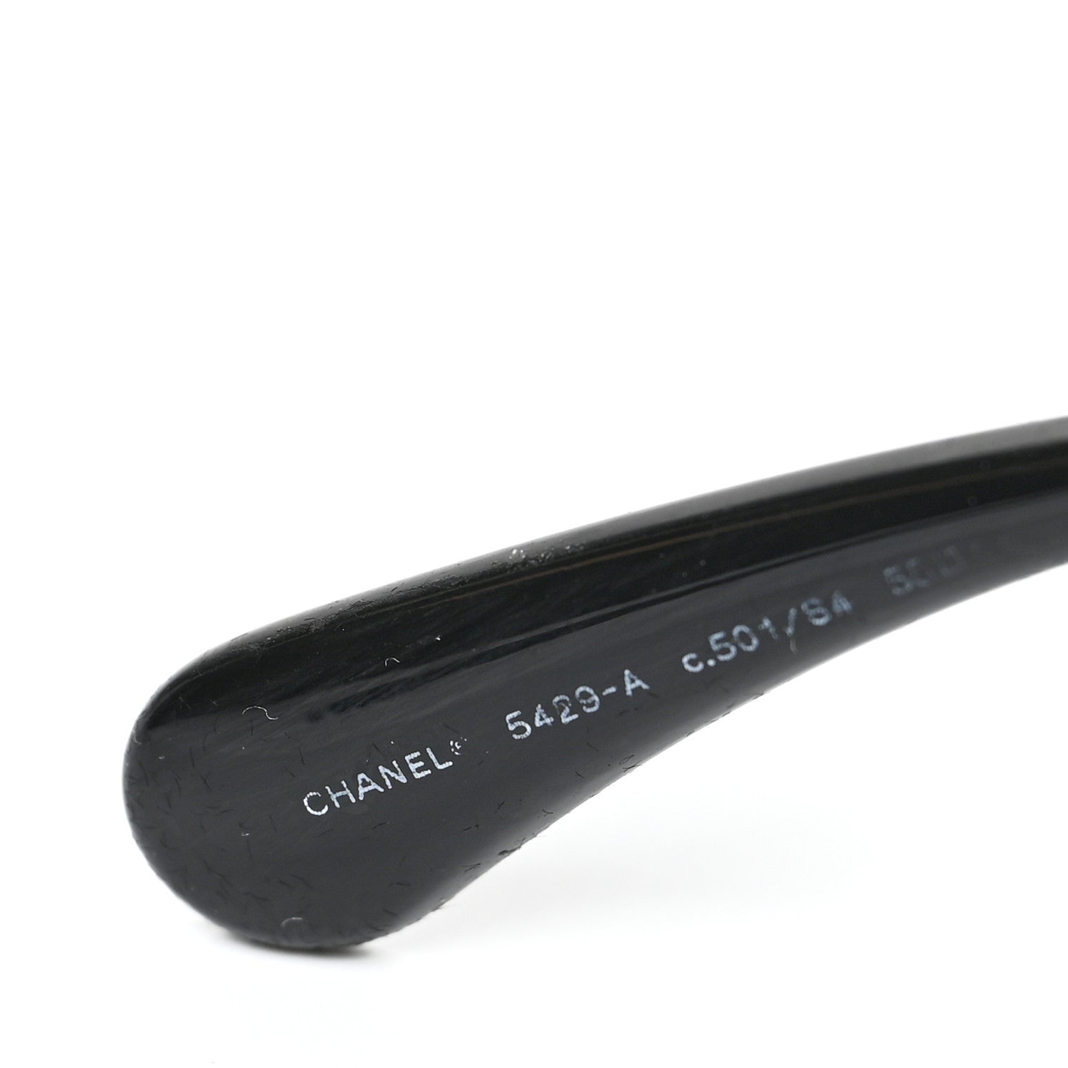 Chanel Acetate Polarized Butterfly Signature CC Sunglasses 5429-A Black 6 of 7