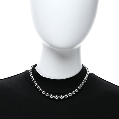 Tiffany Sterling Silver HardWear Graduated Ball Necklace 2 of 4