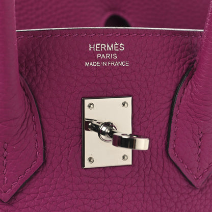 Hermes Togo Birkin 25 Rose Pourpre 6 of 12