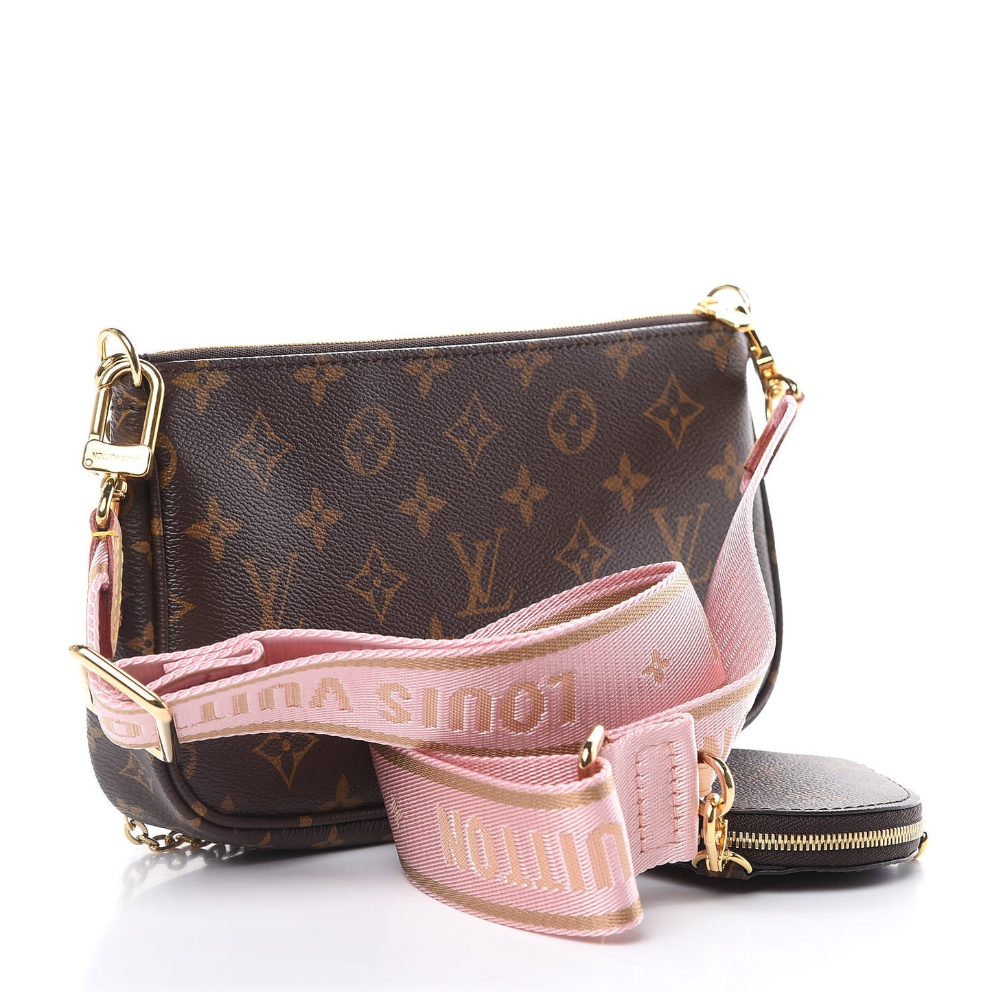 Monogram Multi Pochette Accessories Rose Clair