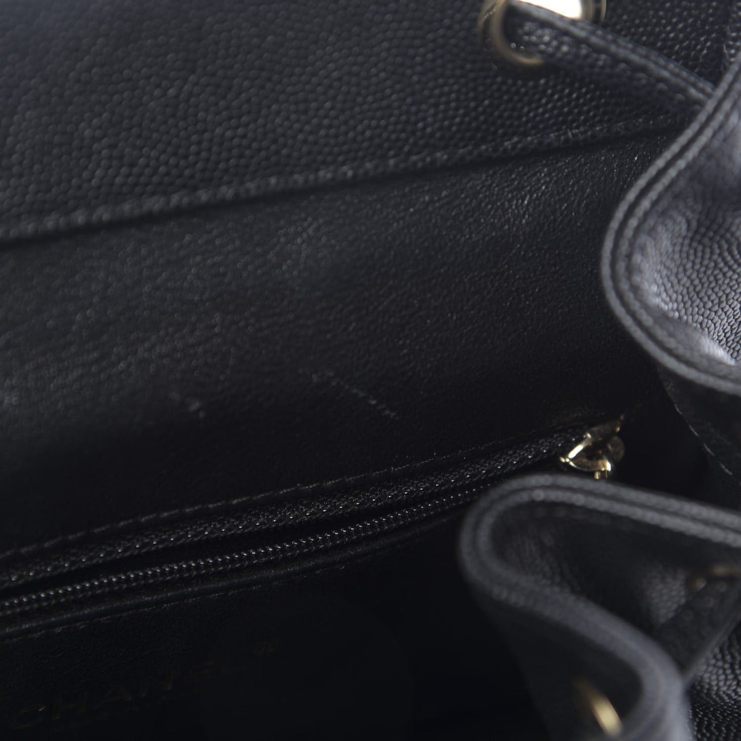 Caviar Quilted Business Affinity Backpack Black