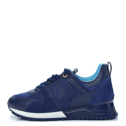 Louis Vuitton Suede Run Away Sneakers 36.5 Blue 1 of 10
