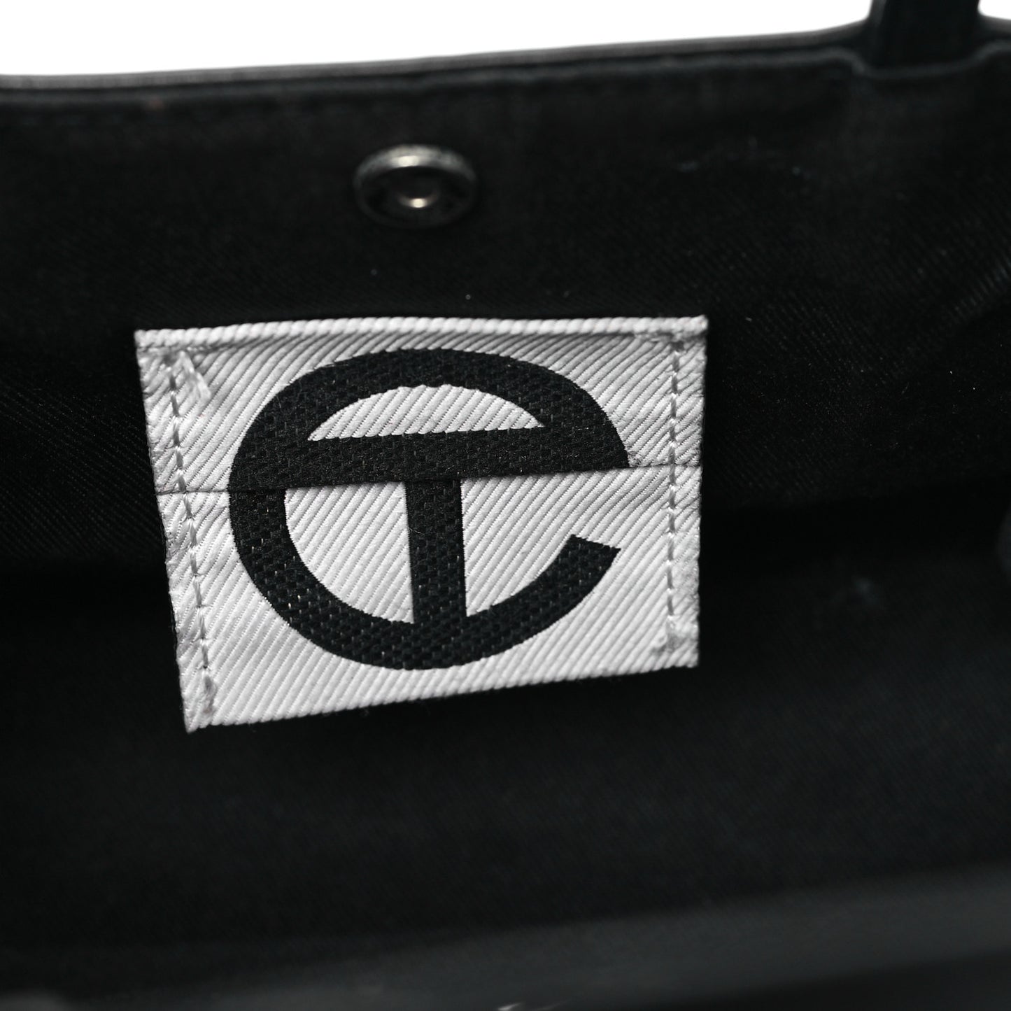 Vegan Leather Small Shopping Bag Black