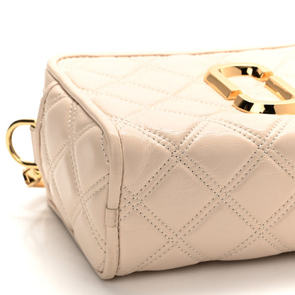 Marc Jacobs Calfskin Quilted The Softshot 21 Bag Ivory 10 of 11