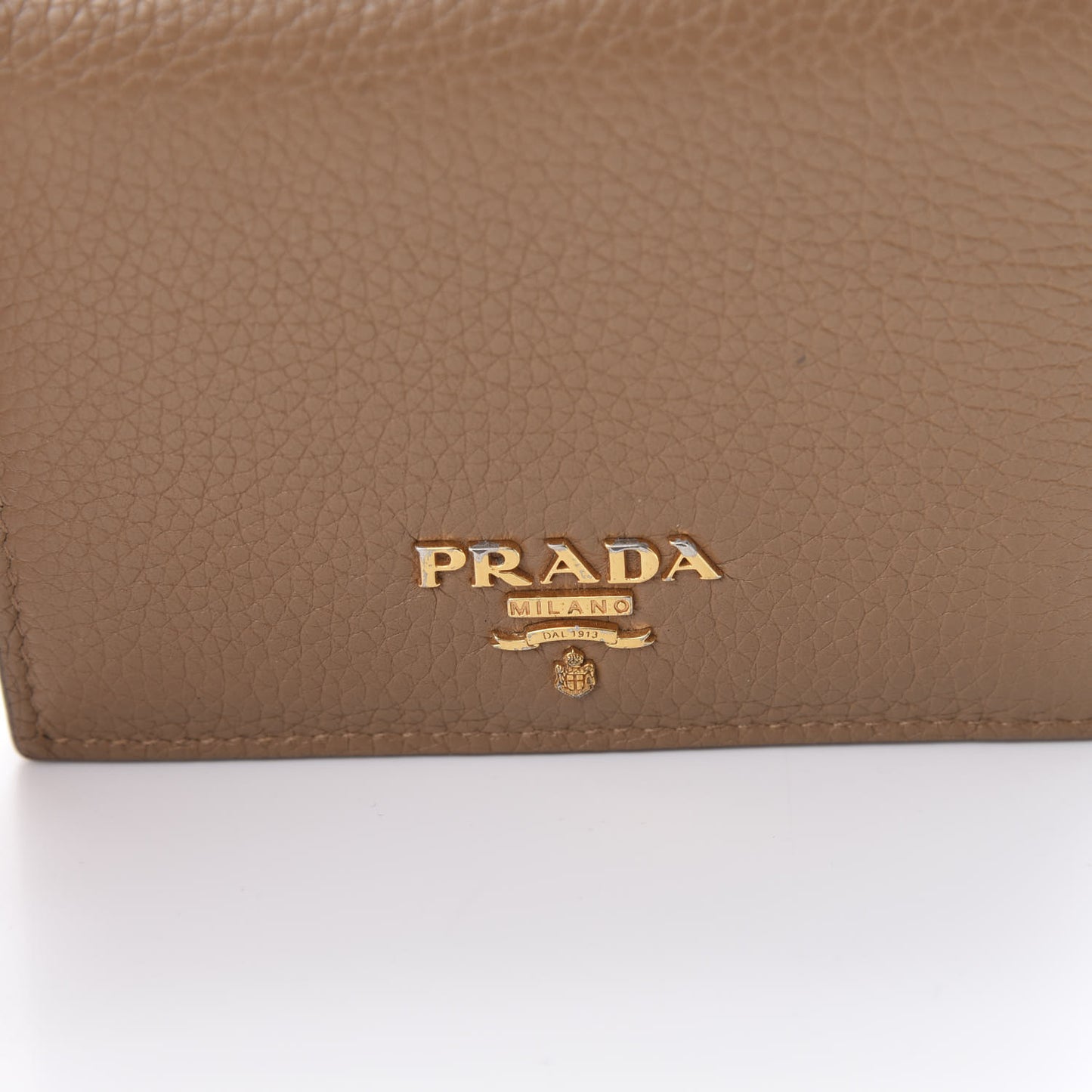 Vitello Daino Small Bi-Fold Wallet Caramel
