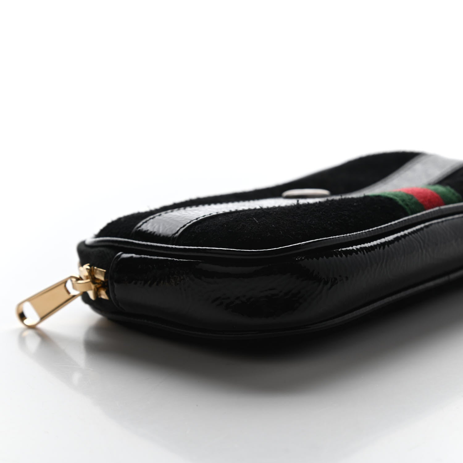 Gucci Suede Patent Ophidia Belted iPhone Case 85 34 Black 6 of 12