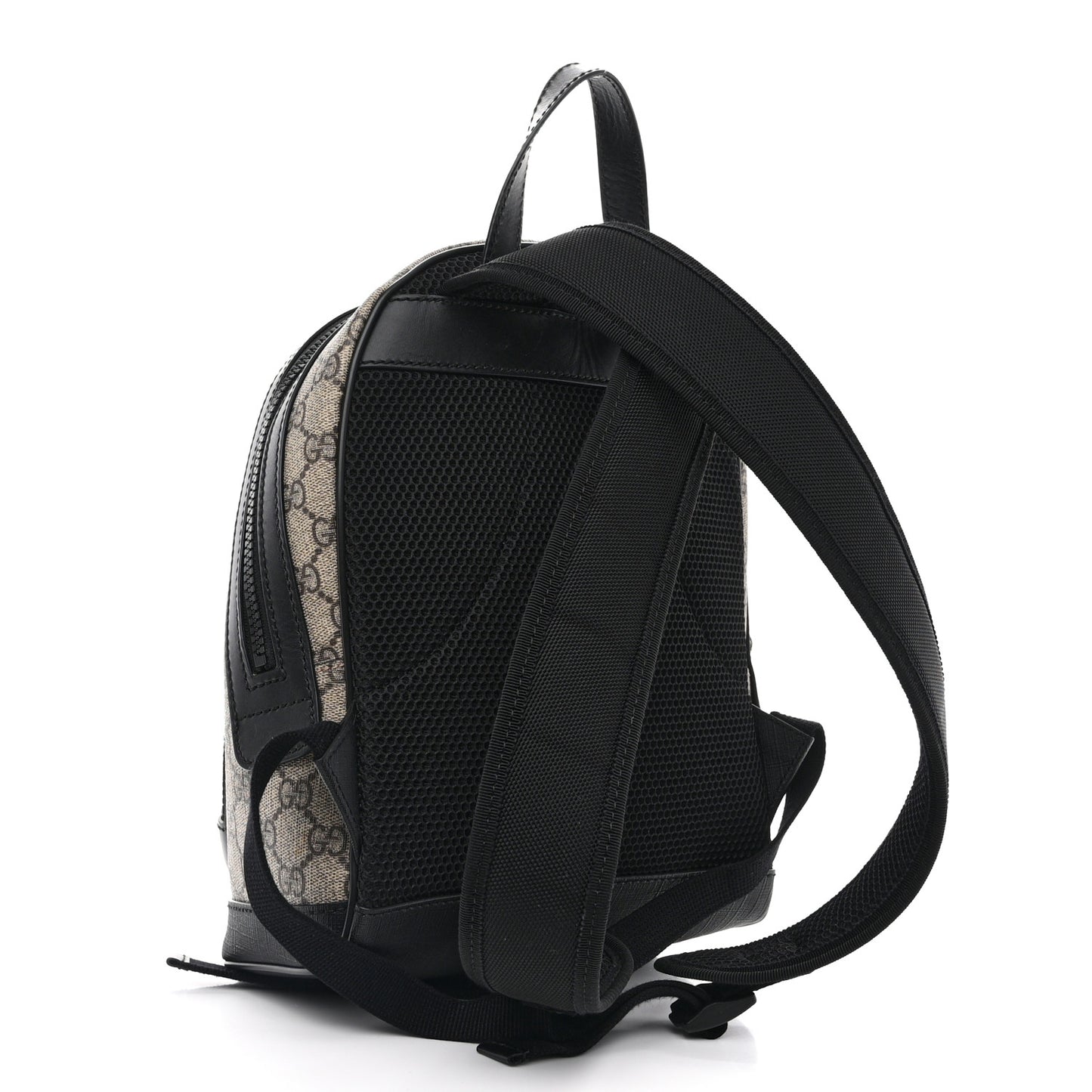 GG Supreme Monogram Small Eden Day Backpack Black