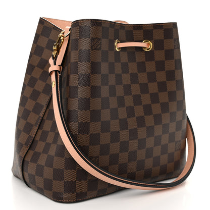 Louis Vuitton Damier Ebene Neonoe MM Venus Pink 3 of 10