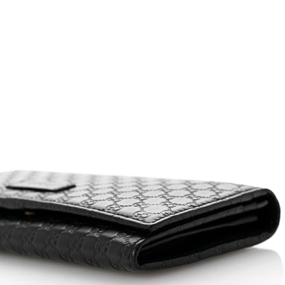 Gucci Soft Microguccissima Continental Wallet Black 10 of 11