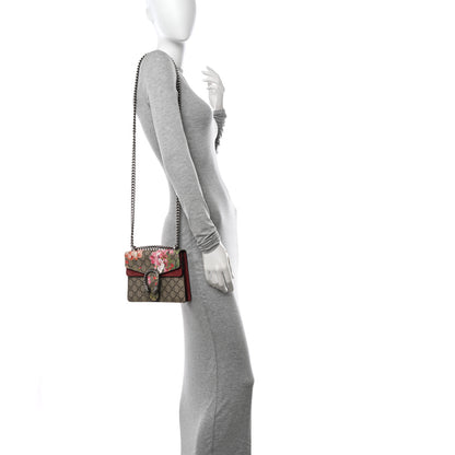 Gucci GG Supreme Monogram Blooms Mini Dionysus Shoulder Bag Beige Multicolor Dry Rose 2 of 12