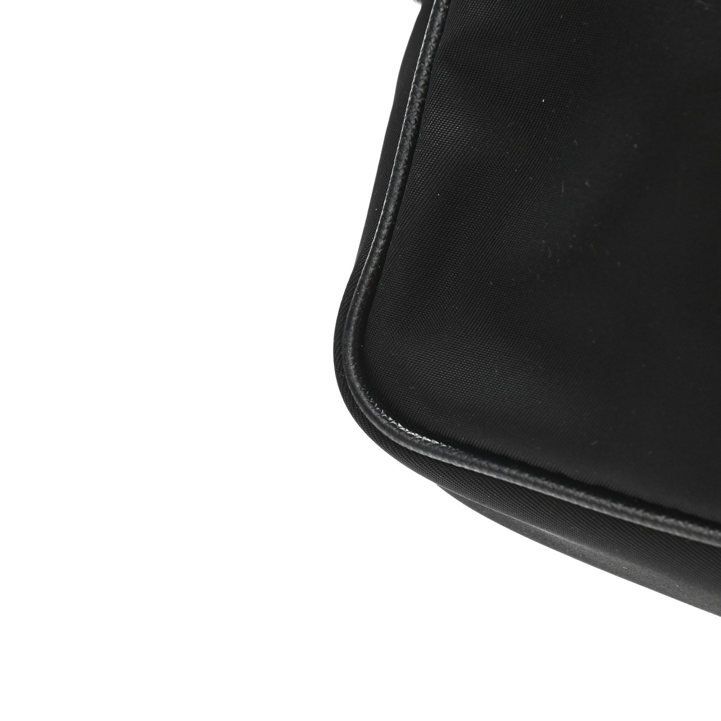 Tessuto Nylon Saffiano Crossbody Bag Black